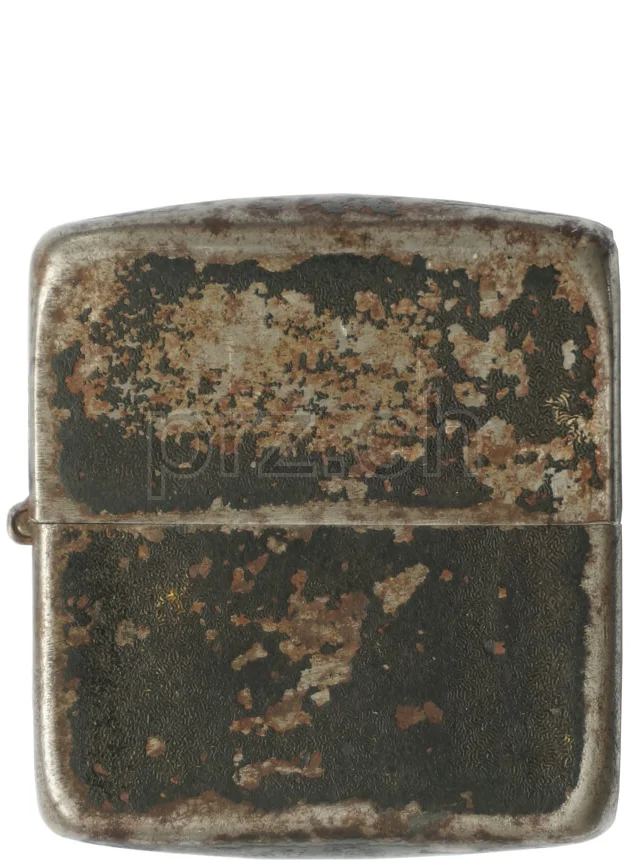 Black Crackle – Shorty, Vorderseite Black Crackle – Shorty, Modell three barrel hinge, round bottom, Jahr 1943 - 45, Vorderseite