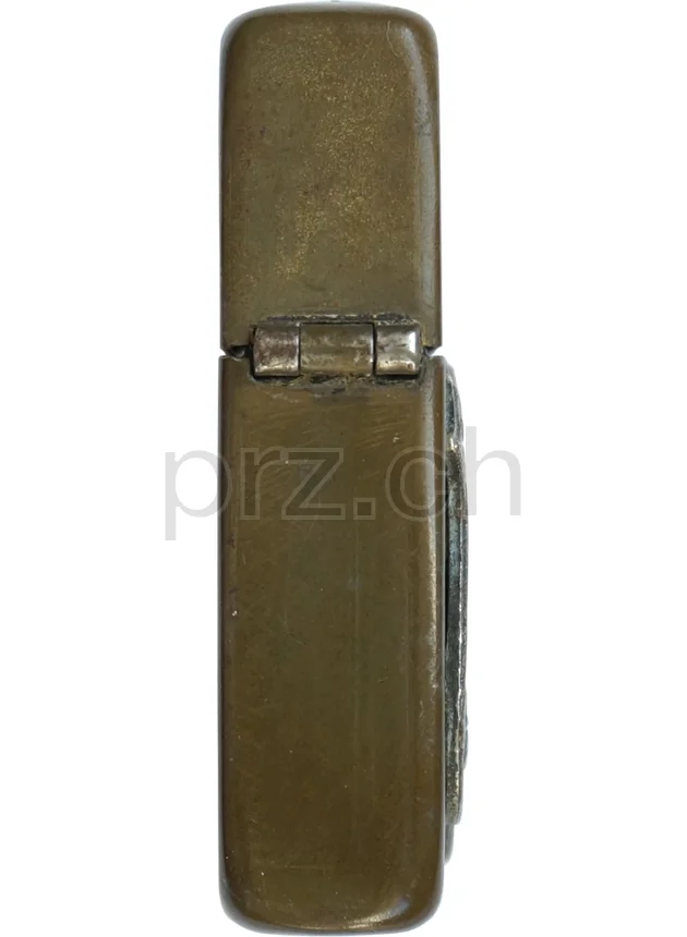 Vorderseite von Green Finish – Camp Perry Ohio, Modell three barrel hinge, flat bottom, Jahr 1943 - 45, Bild 3