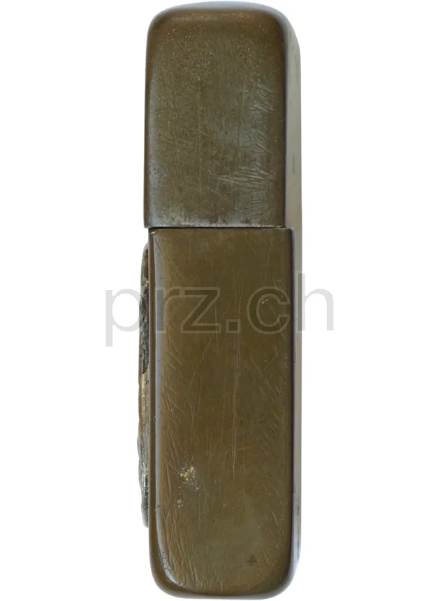 Vorderseite von Green Finish – Camp Perry Ohio, Modell three barrel hinge, flat bottom, Jahr 1943 - 45, Bild 4