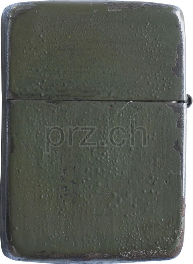 Vorderseite von Dark Green Finish, Modell three barrel hinge, round bottom, Jahr 1943 - 45, Bild 2