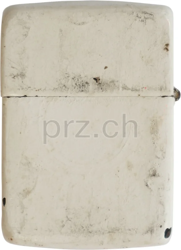 Vorderseite von White Finish – «The Black Devils», Modell three barrel hinge, round bottom, Jahr 1943 - 45, Bild 2