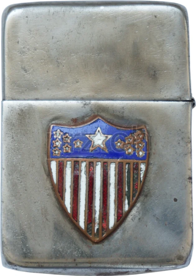 Vorderseite von U.S. Army aide-de-camp – Air Transport Command, Modell four barrel hinge, flat bottom, Jahr 1942 - 43, Bild 1