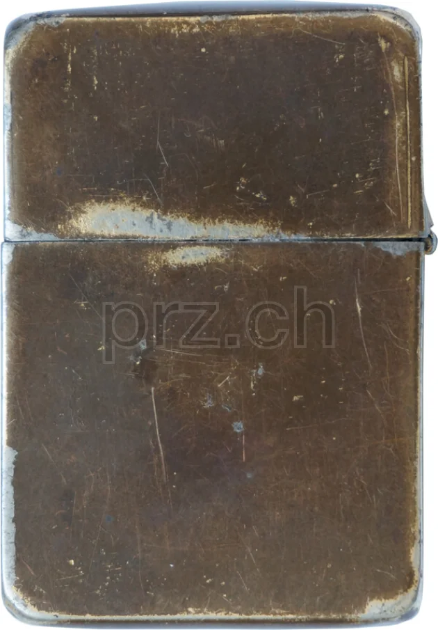 Vorderseite von Gold Tone Finish, Modell four barrel hinge, flat bottom, Jahr 1942 - 43, Bild 2