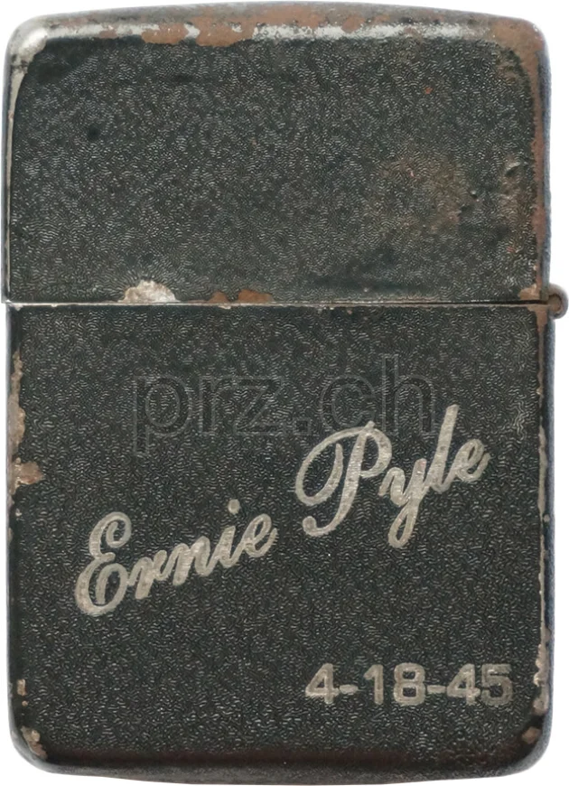 Vorderseite von Marksmanship Badge – Ernie Pyle, Modell four barrel hinge, flat bottom, Jahr 1942 - 43, Bild 2