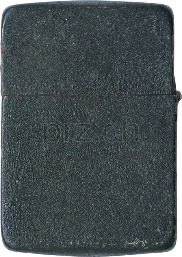 Vorderseite von Black Crackle – U.S. Army Medical Corps, Modell four barrel hinge, flat bottom, Jahr 1942 - 43, Bild 2